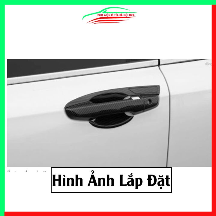 Ốp tay hõm Fadil 2019-2023 vân Carbon chống trầy bảo vệ cửa xe ô tô