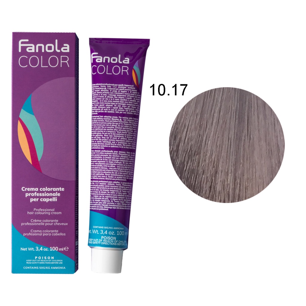 Màu nhuộm Fanola Super 10 100ml + Oxy 100ml + Chén cọ nhuộm I Made In Italia