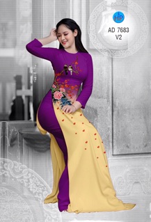 Vải may áo dài con vẹt