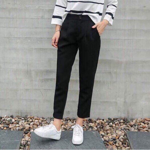 Quần Baggy vải xắn gấu | BigBuy360 - bigbuy360.vn