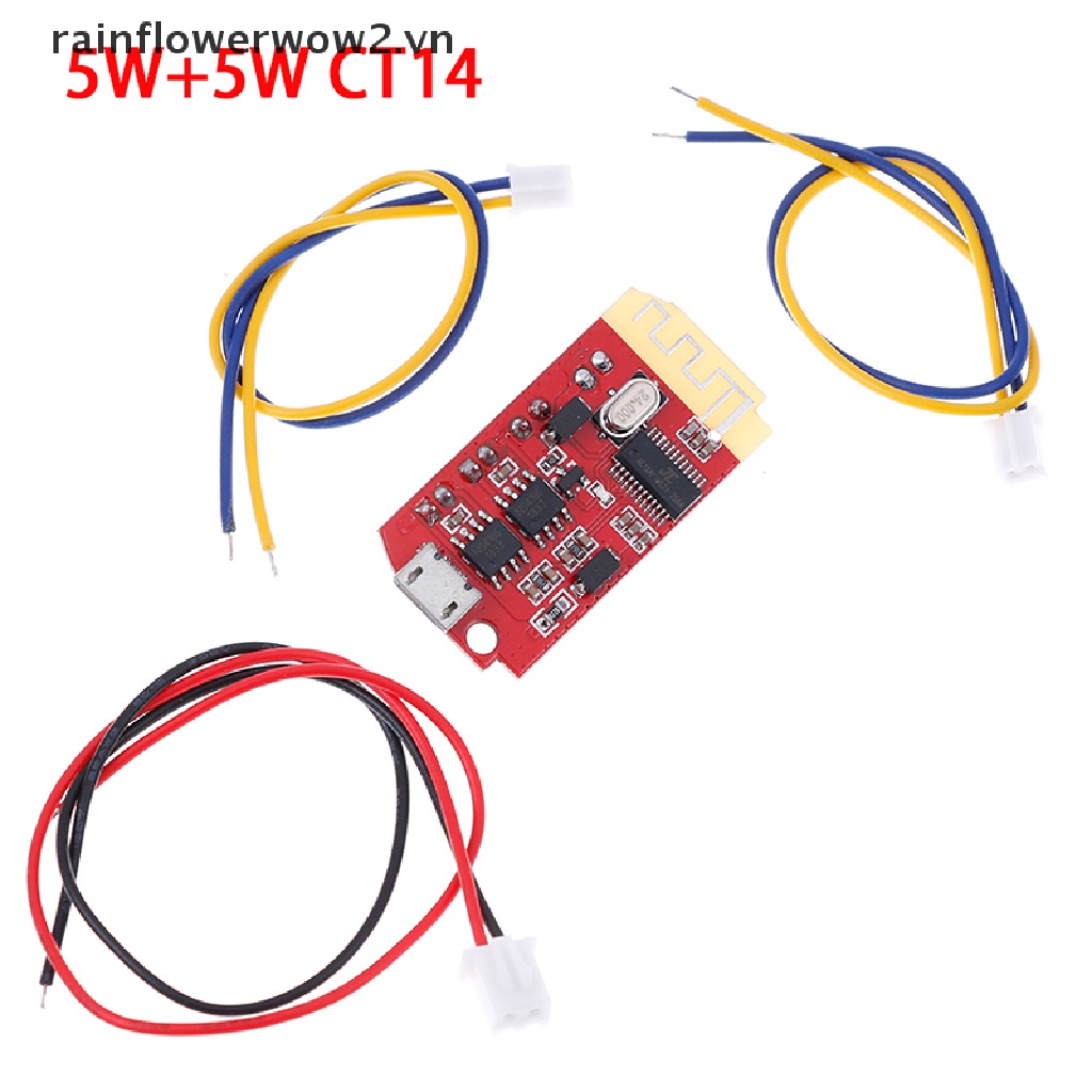 Mô Đun Khuếch Đại Âm Thanh 5W + 5W CT14 micro 4.2 bluetooth Có Cổng Sạc