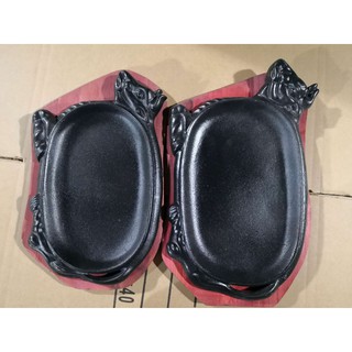 Chảo gang bò bít tết 28cm kèm đế gỗ