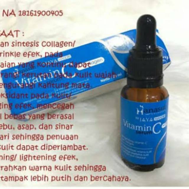 (Hàng Mới Về) Serum Dưỡng Da Hanasui Vit C Plus Colagen