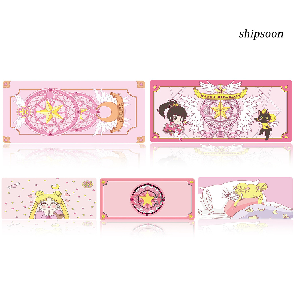 ssn -Anime Figure Cardcaptor Sakura Gaming Mouse Pad Laptop Keyboard Computer Mat