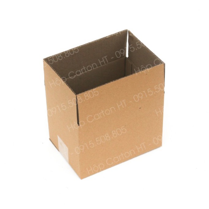 Hộp carton đóng hàng 20x15x15 đựng giày dép, phụ kiện đồ gia dụng giá rẻ - Hộp Carton HT