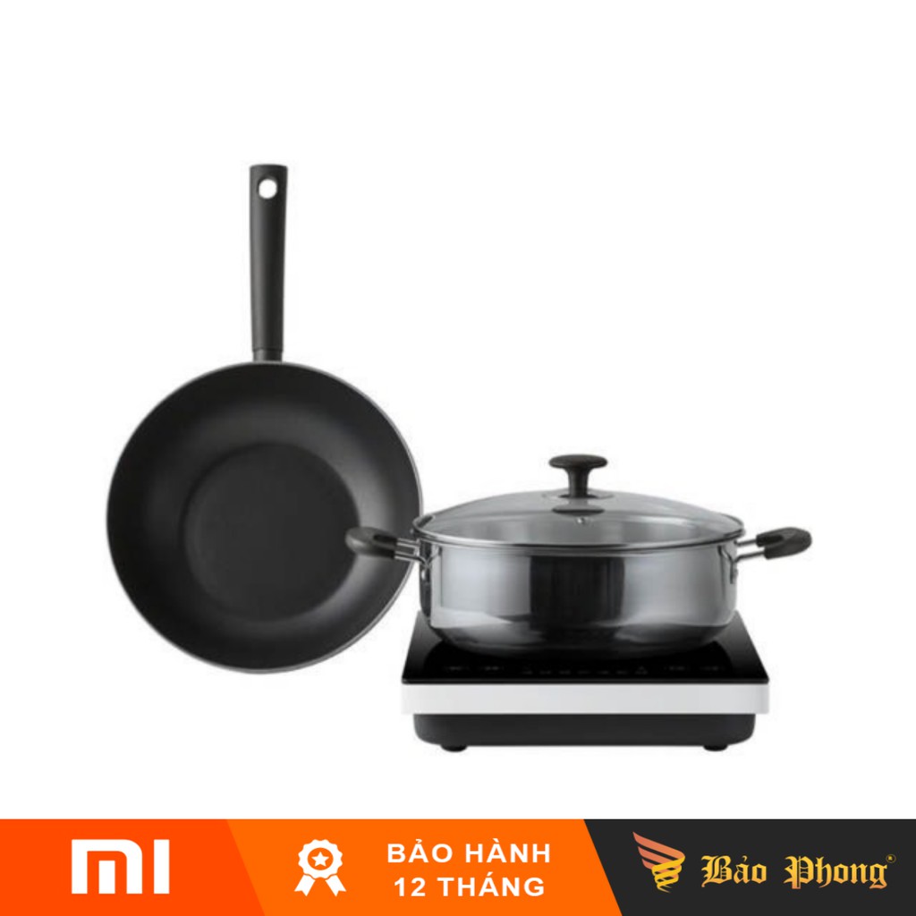 Bộ bếp từ kèm Chảo + Nồi Xiaomi Mijia Induction cooker A1 whole set MDCLOP2ACM