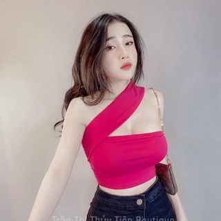 Áo Lệch vai chéo cổ cực xinh