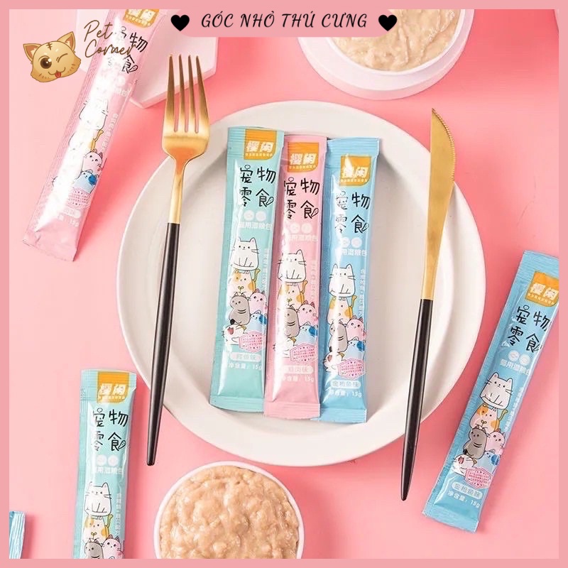 Súp thưởng Shizuka cho mèo 15gr - 3 vị