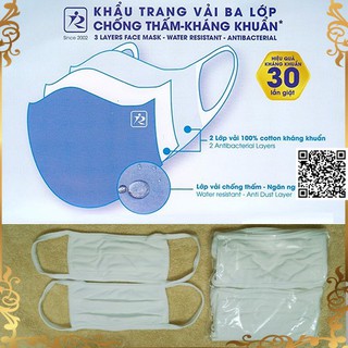 Khẩu Trang Vải Kháng Khuẩn May Nhà Bè Pegasus (10 Cái/Hộp)