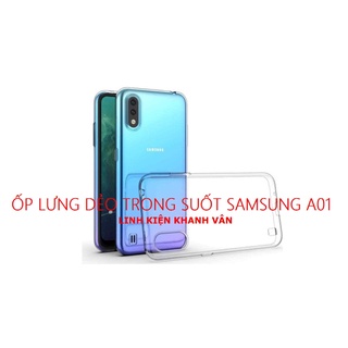 Ốp lưng dẻo trong suốt samsung a01