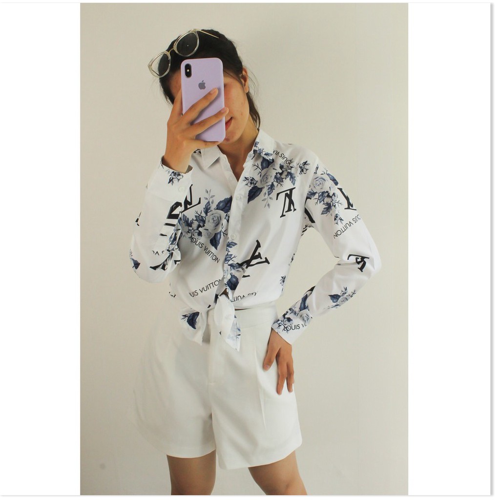 ÁO ĐÔI SƠ MI LỤA CAO CẤP,MÀU SẮC SANG TRỌNG,HỌA TIẾT XINH XẮN,MẪU HOT NHẤT NĂM NAY KHÁNH AN FASHION