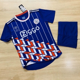[Thun Thái] Bộ Quần Áo Bóng Đá Ajax màu xanh dương đậm- mãu thiết kế