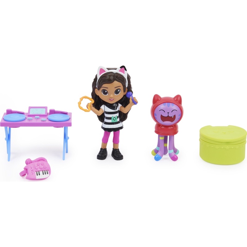Đồ chơi Gabby's Dollhouse: bộ Gabby hát karaoke Gabby kitty karaoke