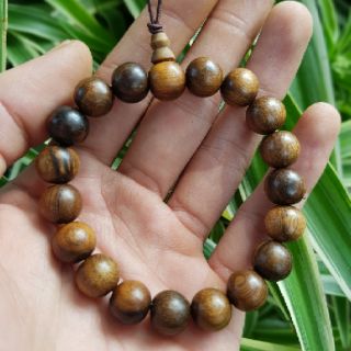 chuỗi hạt màu trầm nhỏ 10 ly vòng tay nữ bằng gỗ hương thơm tự nhiên