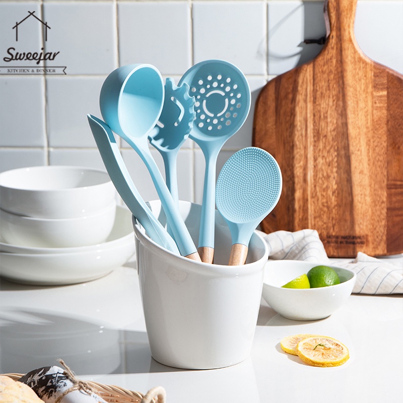 Xô SWEEJAR bằng gốm đựng đồ dùng trong nhà bếp tiện lợi