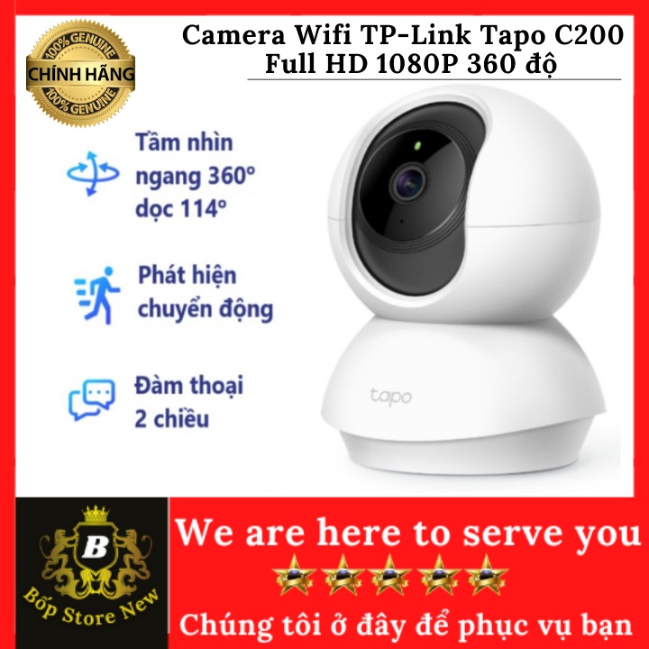 Camera Wifi TP-Link Tapo C200 / C210 Full HD 1080P 360 độ Giám Sát An Ninh [ Bốp Store New]