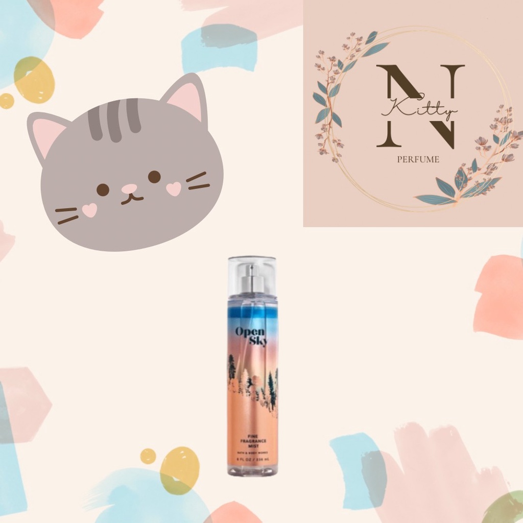 Xịt Thơm Bath & Body Works Open Sky