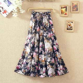 CHÂN VÁY MAXI  NHẬP HỌA TIẾT HOA ,hàng Order