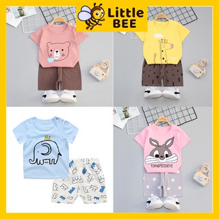Áo cộc tay bé trai, áo cộc tay bé gái COTTON thoáng mát, hình thù đáng yêu, quần áo trẻ em hè 2021 siêu hot.