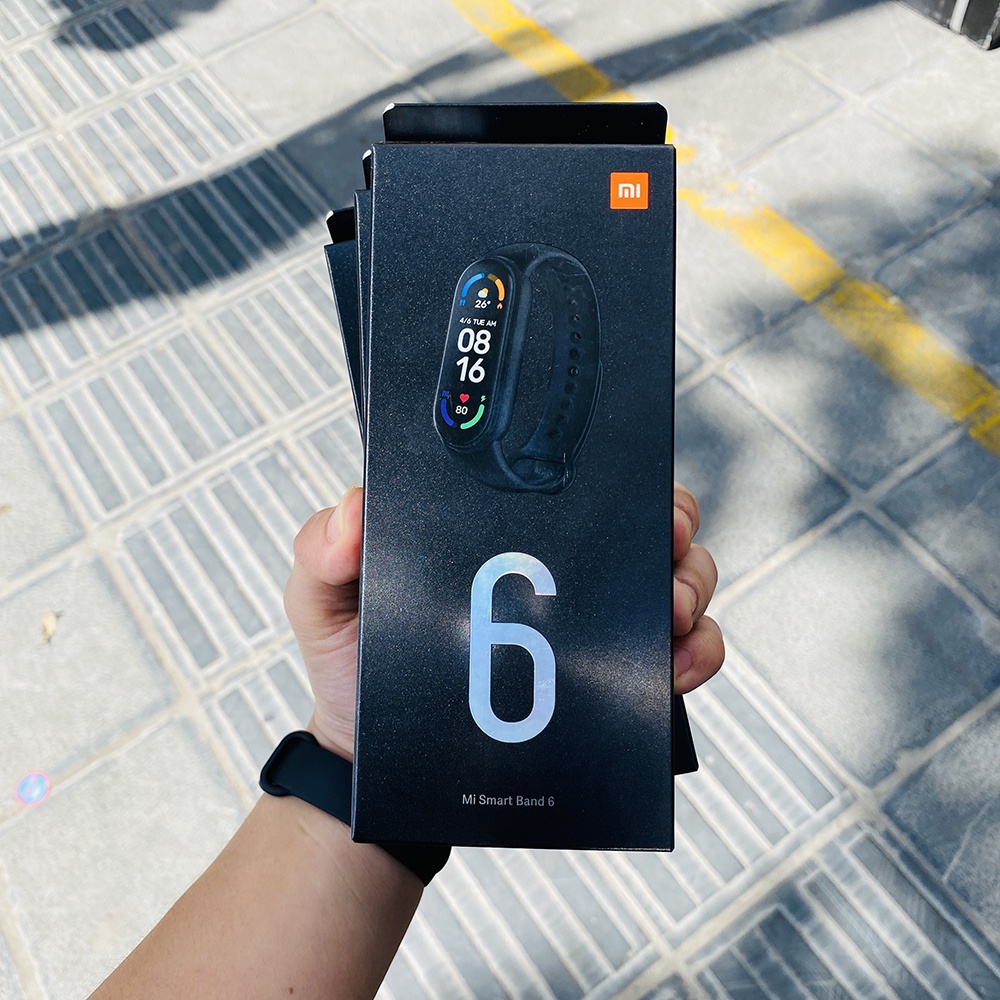 Đồng hồ thông minh, vòng tay thông minh Xiaomi Mi Band 6 bản quốc tế (có Tiếng Việt) - Fullbox BH 12 tháng