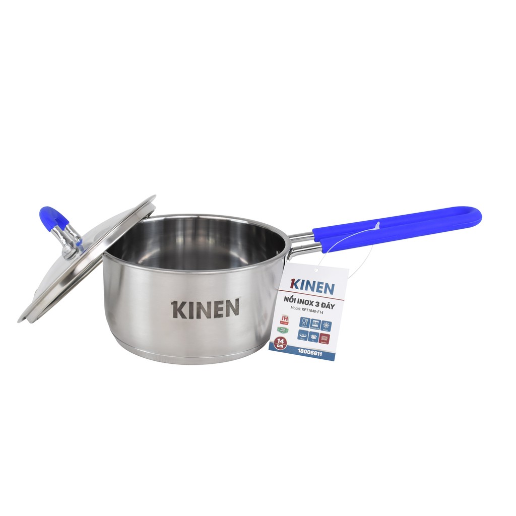 Quánh inox KINEN KPT1040 - Phi 14cm - Dòng sản phẩm mới của Goldsun độc quyền Online
