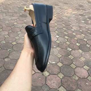 Giày Lười Da Bò Đế Cao Su Bảo Hành 12 Tháng