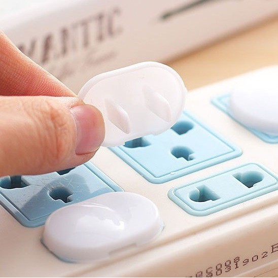Nút Bịt Ổ Điện 2 Chấu 3 Chấu Chống Giật An Toàn Cho Bé và Gia Đình