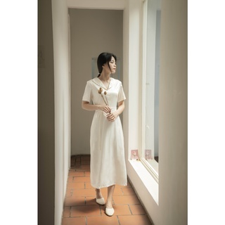Till a moment - Váy lụa cổ chữ V
