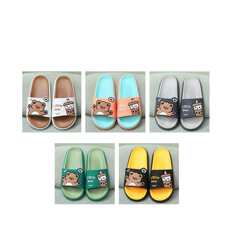 Dép Đi Trong Nhà Tắm Chống Trượt Họa Tiết Hoạt Hình Dễ Thương Thời Trang Mùa Hè Cho Cặp Đôi