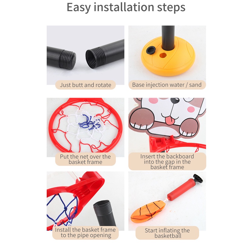 Bộ đồ chơi bóng rổ ZHAN QI TOYS đáng yêu cho trẻ em