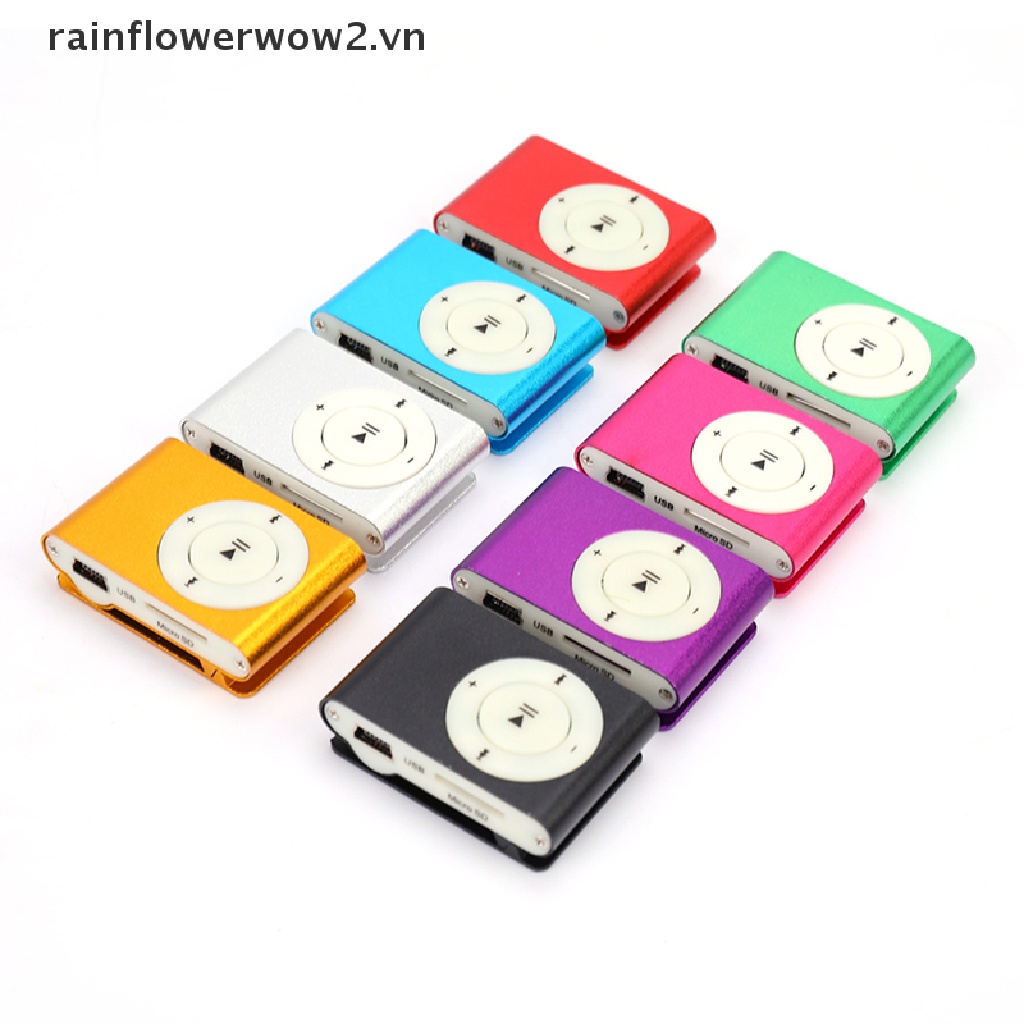 Máy Nghe Nhạc MP3 Mini Di Động Hỗ Trợ Thẻ Nhớ Micro TF 32GB