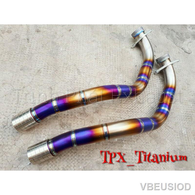 ✾✹Khâu nối cổ pô Titan, Adapter chống xì cổ