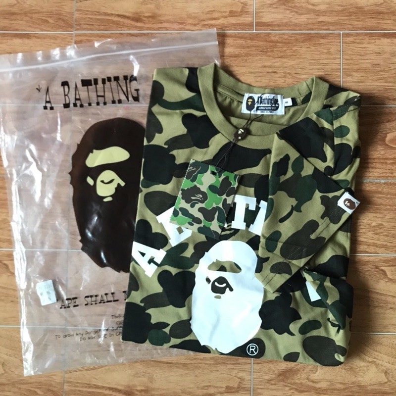 Áo thun Bape camo xanh ,áo phông Bape camo xanh, t-shirt bape,tee BapEe