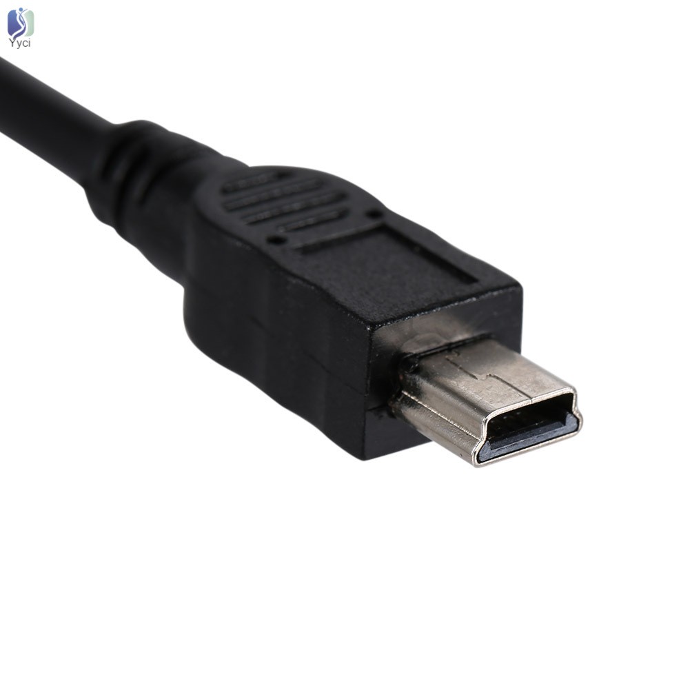 Yy USB 2.0 Mini 5-Pin Male to Micro Female Adapter Cable 15cm @VN