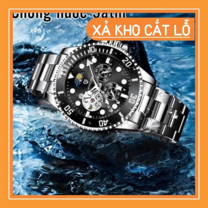 [Chính Hãng 100%] Đồng Hồ Cơ Nam PAGINI Automatic PA9223 - Đồng hồ thời trang nam Dây Thép không rỉ - Bảo Hành 2 năm