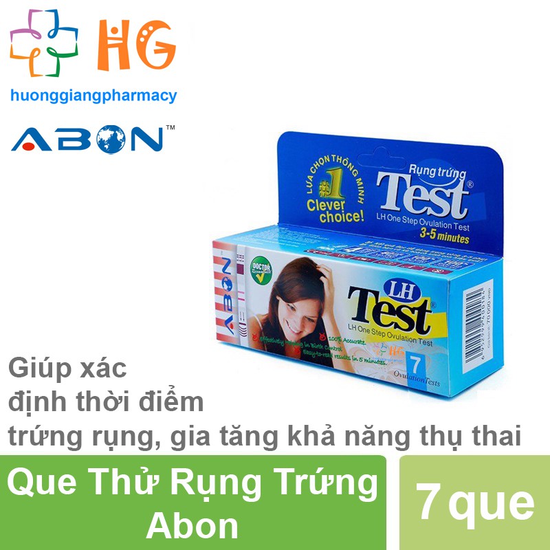 Que Thử Rụng Trứng Abon (Hộp 7 Que)