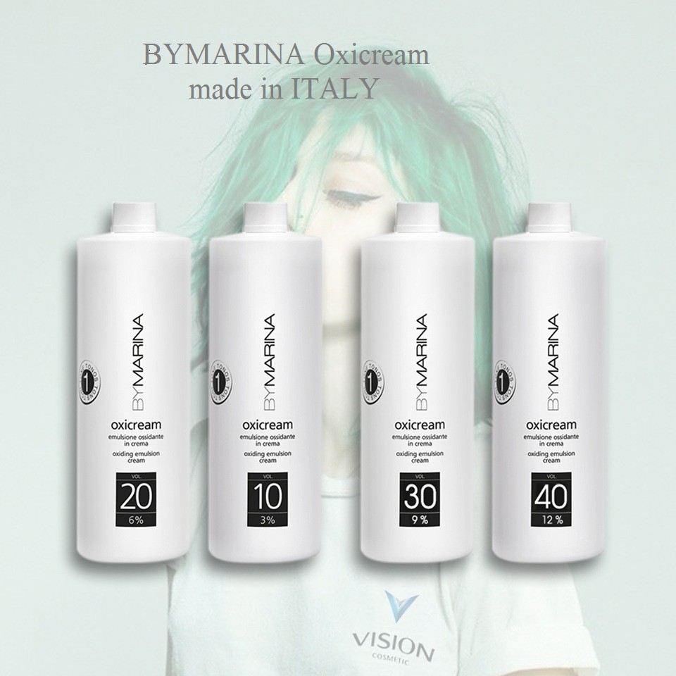 Oxi Trợ Nhuộm Bymarina Chai 1000ml Bổ Sung Vitamin E Bảo Vệ Da Đầu Giúp Mái Tóc Khỏe Đẹp Mềm Mượt
