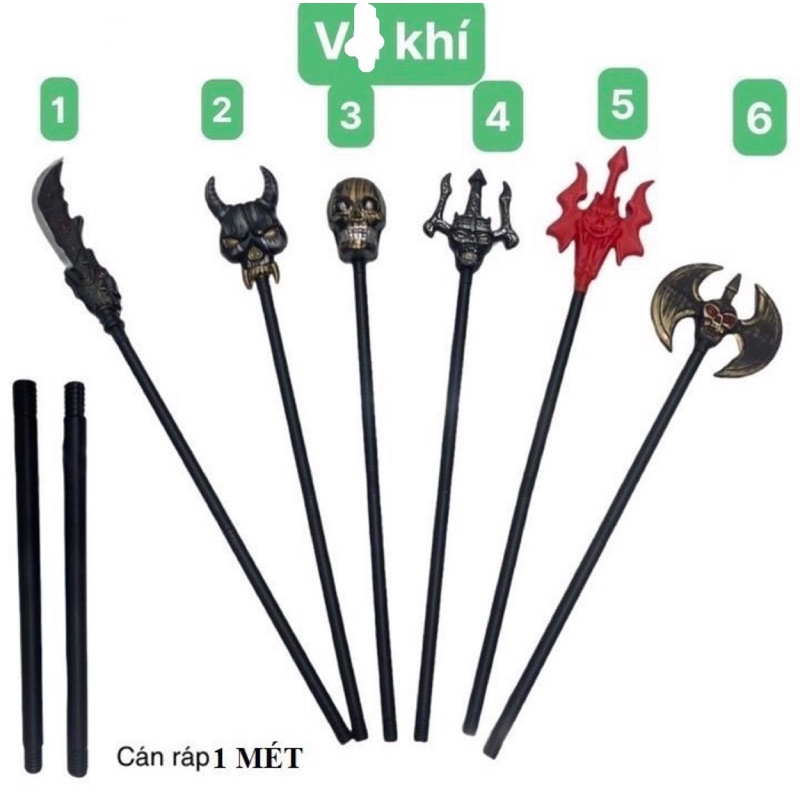 Mặt nạ Đầu Lâu, Bí Đỏ, Chú Hề Đồ Chơi Hoá Trang, Phụ Kiện Hoá Trang Halloween