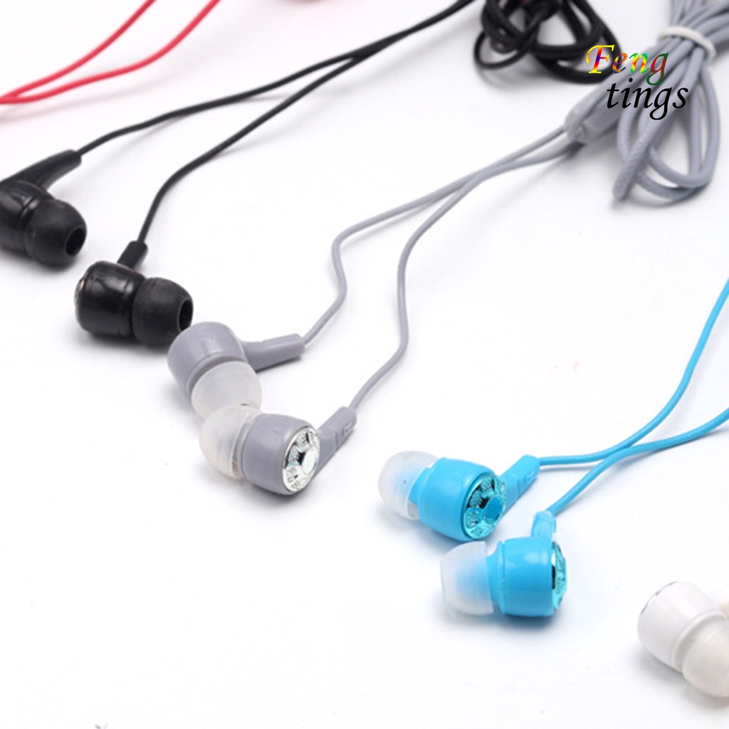 【FT】Y15 3.5mm Dynamic Wires Heavy Bass HiFi In-ear Sport Earphone with Microphone