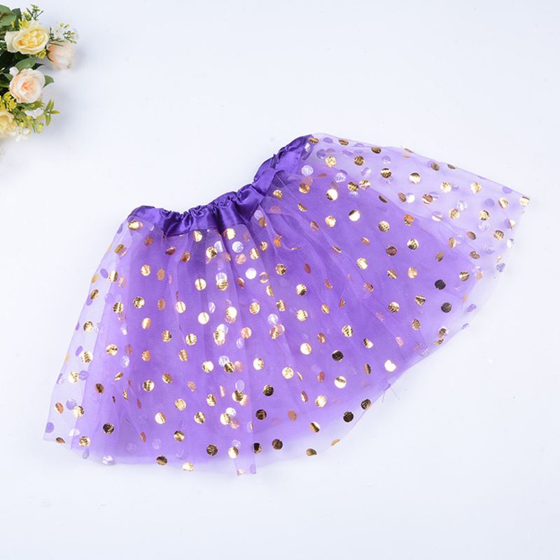 Chân Váy Xếp Ly Nhiều Lớp Màu Sắc Xinh Xắn Cho Bé Gái