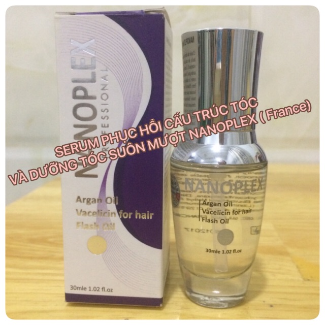 TINH DẦU PHỤC HỒI CẤU TRÚC TÓC VÀ DƯỠNG TÓC SIÊU MƯỢT NANOPLEX 30ml