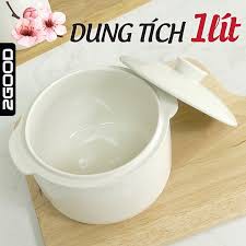 [Mã 33ELSALE hoàn 7% xu đơn 300k] Nồi hầm cháo cách thủy 2Good A200 dung tích 1 Lít
