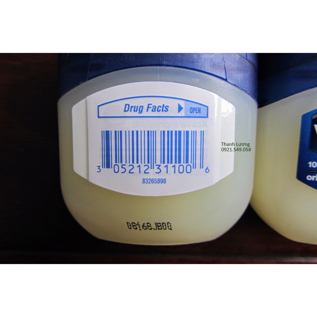 Sáp Vaseline 100% Pure Petroleum Jelly Original (49g) - USA | BigBuy360 - bigbuy360.vn
