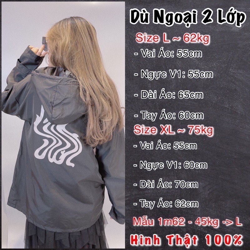 Áo Khoác Dù Nam Nữ Phản Quang Gió 2 Lớp Bomber Jackets Đôi Unisex  SÓNG PQ - AK2255