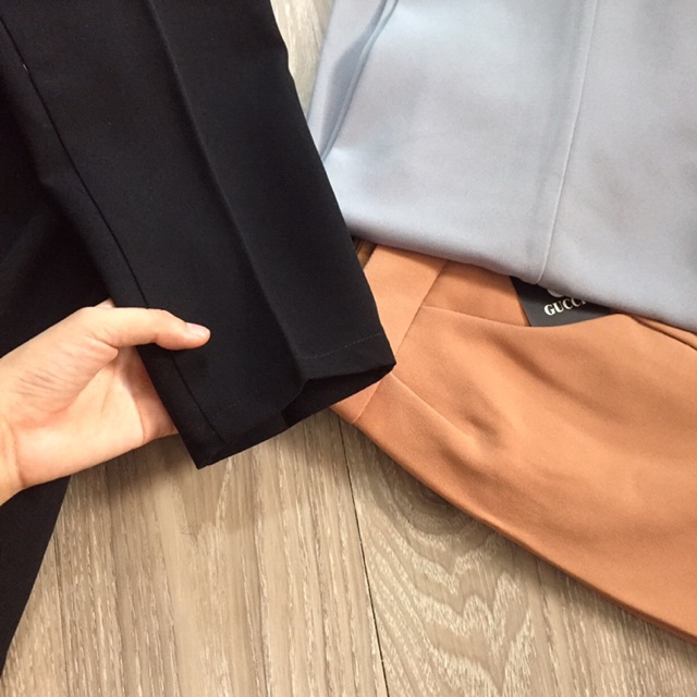 (ảnh thật+video)Quần baggy vải nữ cúc bọc | BigBuy360 - bigbuy360.vn