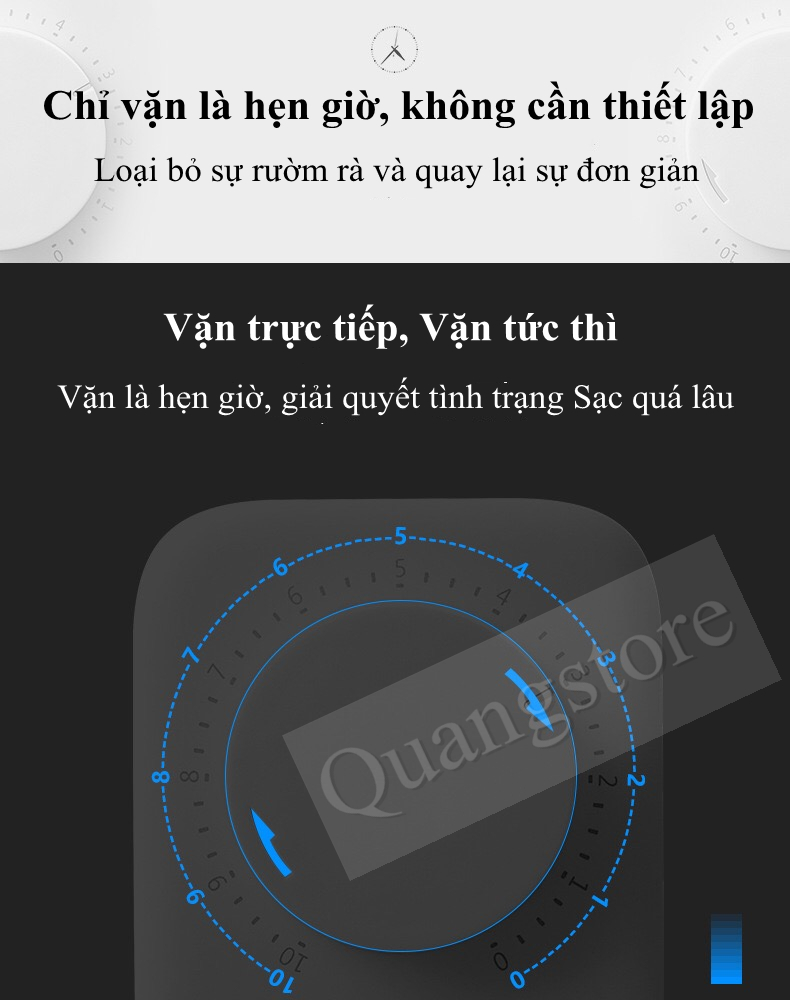 Combo ổ cắm, ổ điện hẹn giờ Mới siêu thông minh hãng BULL chất lượng chuẩn Mỹ - Nhật