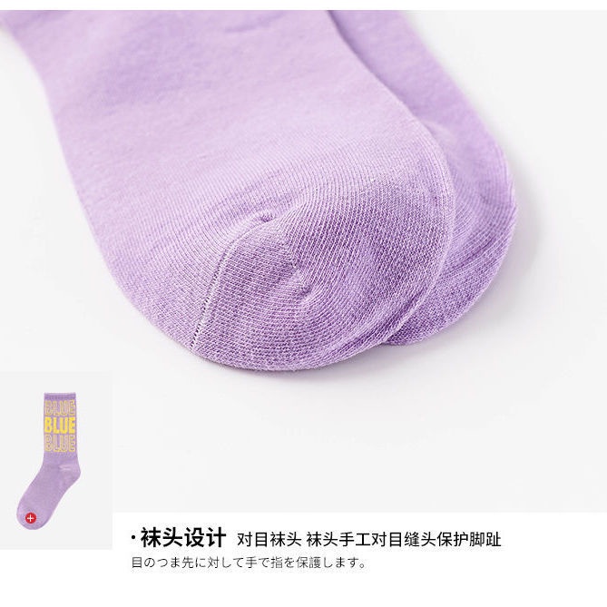 Vớ Thể Thao Cổ Cao Phong Cách Harajuku Đường Phố Hàn Quốc Mới Dễ Phối Đồ Cho Nam Và Nữ