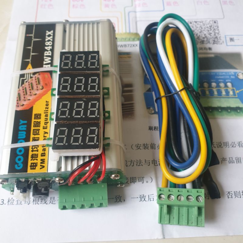 bộ cân bằng ắc quy 20A. autu, 24v,-36v,-48v.