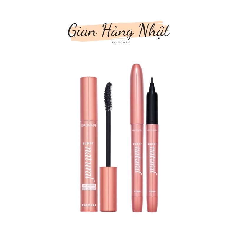 Combo Kẻ Mắt Lemonade Eyeliner và Chuốt Mi Mascara SuperNatural (1g & 7.5g)