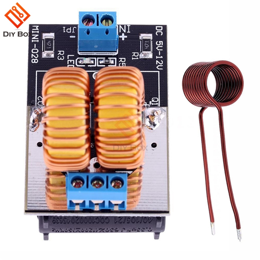 Mô-đun dây nóng điện áp thấp Tesla Jacob DC 5V 12V ZVS 120W